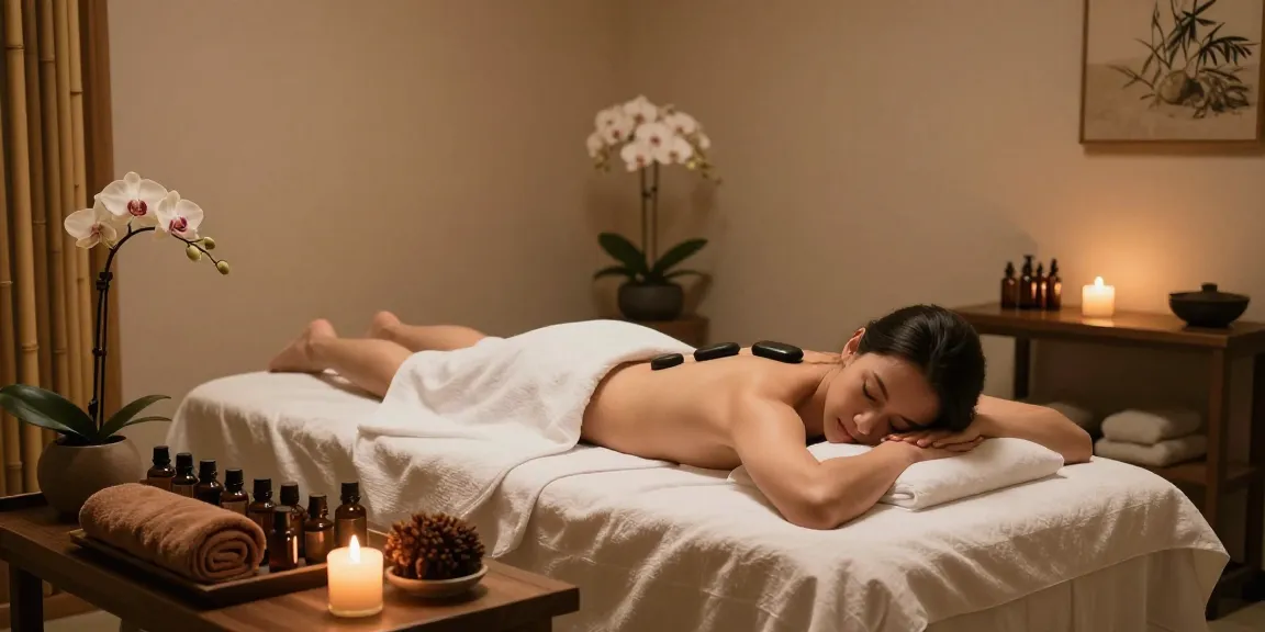 Rejuvenating spa treatment at alo8 with soothing massage therapy, featuring elegant ambiance and luxurious wellness.