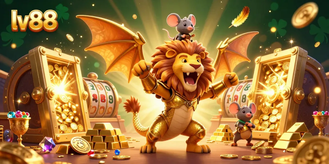 Experience thrilling gaming adventures at lv88 with golden treasures and dynamic gambling elements.