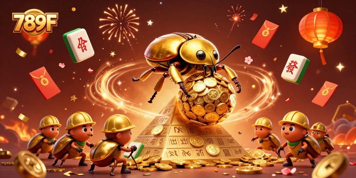 Experience excitement at 789F with a vibrant 3D casino illustration featuring golden elements and festive symbols.