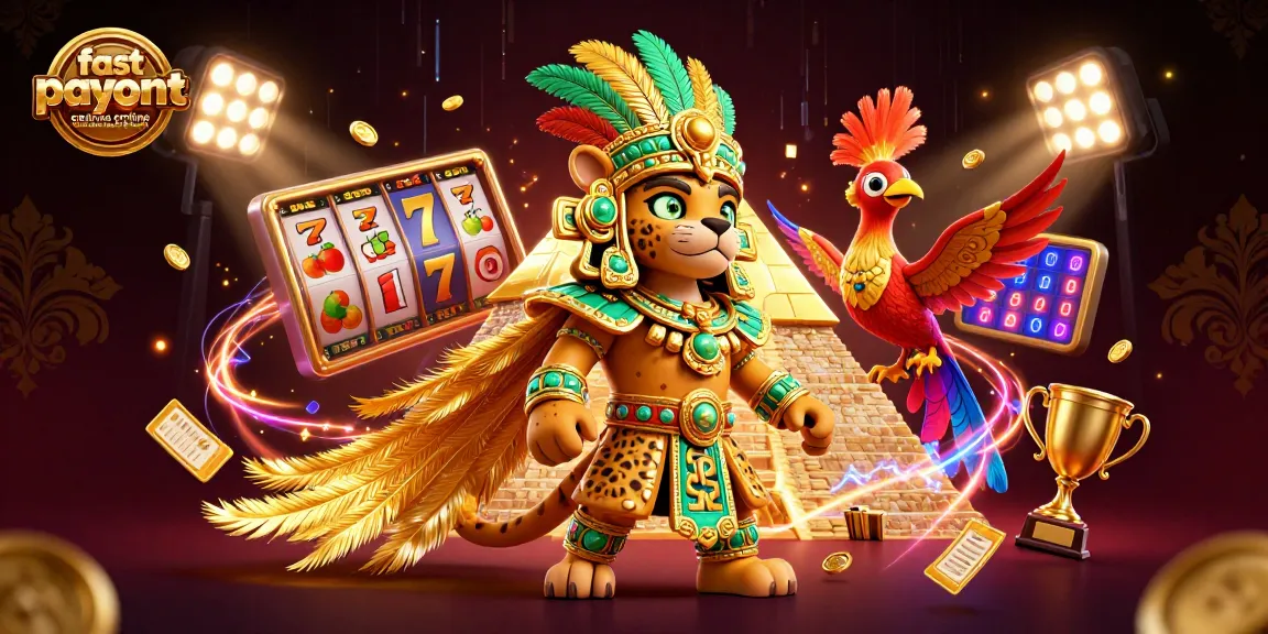 Engage at fast payout casinos online with instant withdrawals showcasing vibrant 3D casino elements.